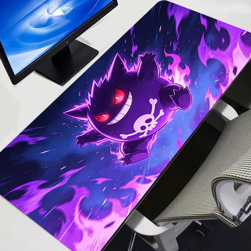 Gaming Keyboard Brands - Mouse Pad Gengar Pokemon Pikachu Anime
