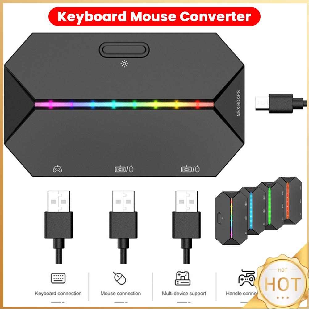 Gaming Keyboard And Mouse For Xbox - G6L Wired Keyboard Mouse Converter Adapter