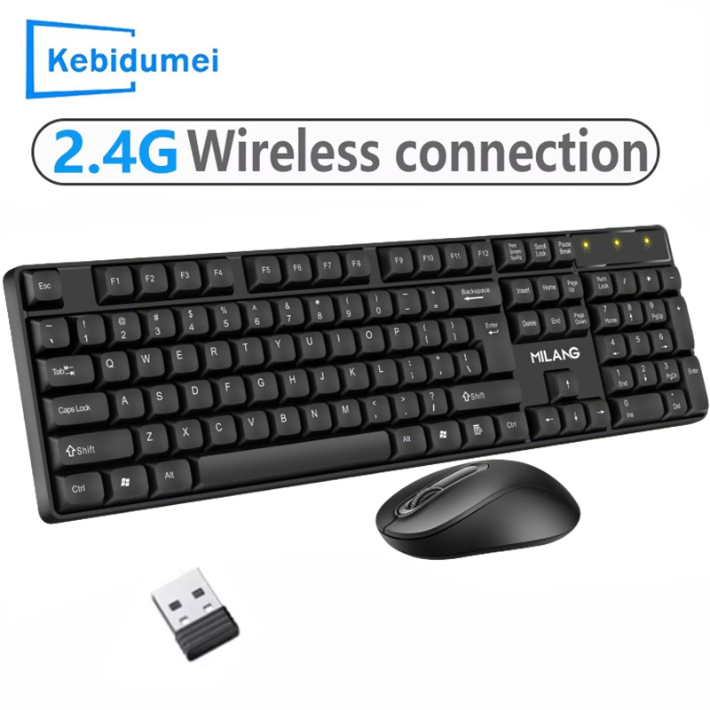 Gaming Keyboard Bluetooth - 2.4G Wireless Keyboard Mouse Set 104