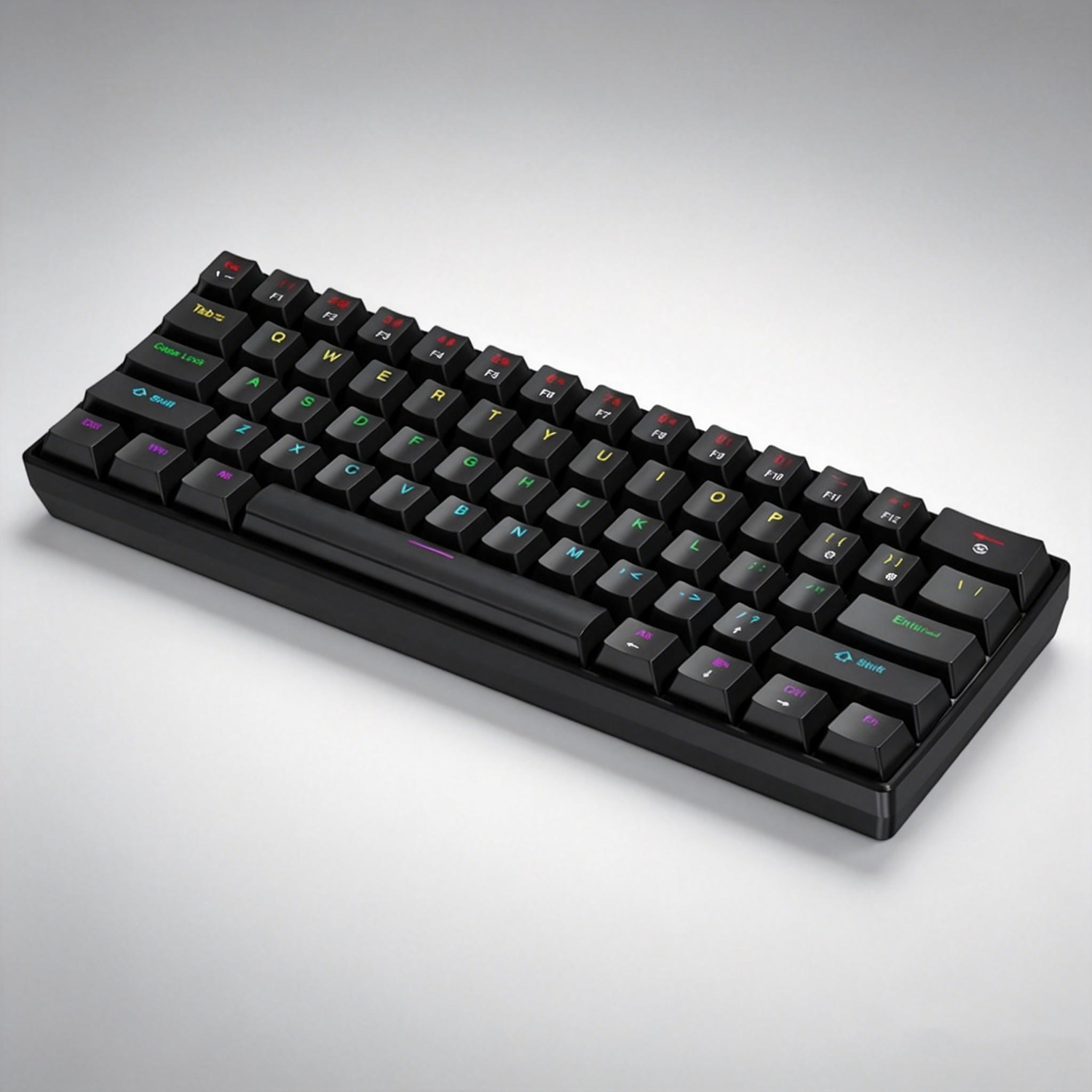 Gaming Keyboard Blue Switches - K61 Wired Mechanical Gaming Keyboard, 60%