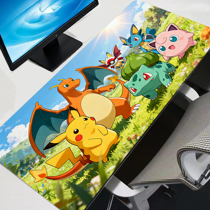 Gaming Keyboard Brands - Mouse Pad Gamers Pokemon Pikachu XXL