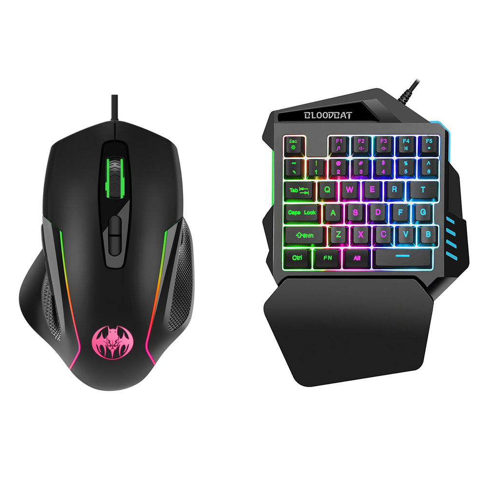 One-Handed RGB Gaming Keyboard - مراجعة Gaming Keyboard And Mouse For Xbox وسعره