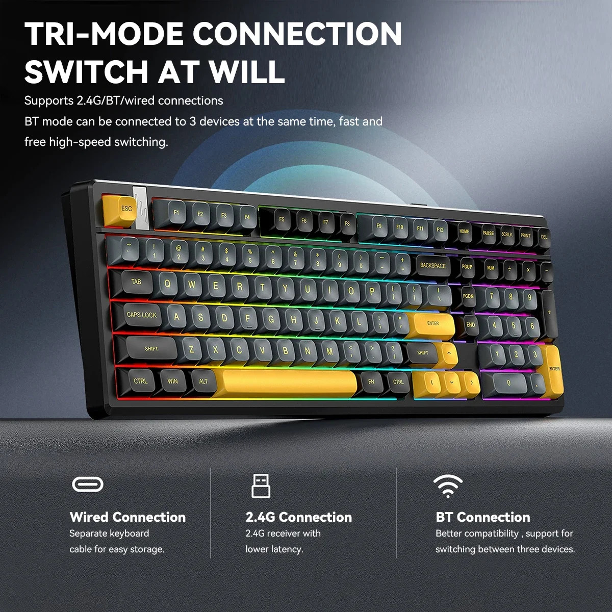Wireless Mechanical Gaming Key - مراجعة Gaming Keyboard Thocky وسعره
