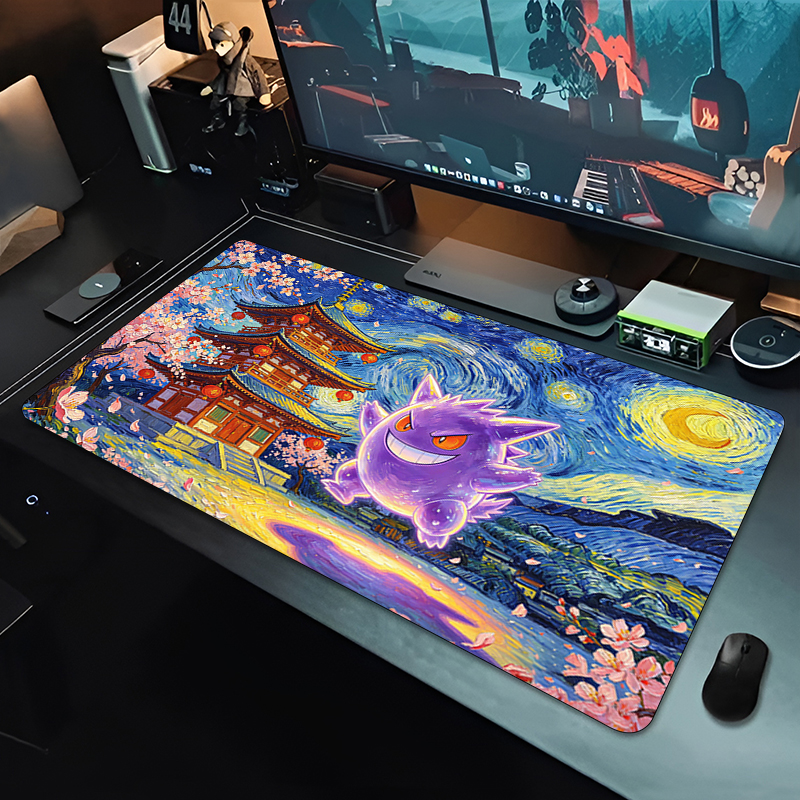 Anime Mouse Pad Pokemon Gengar - مراجعة Gaming Keyboard Brands وسعره
