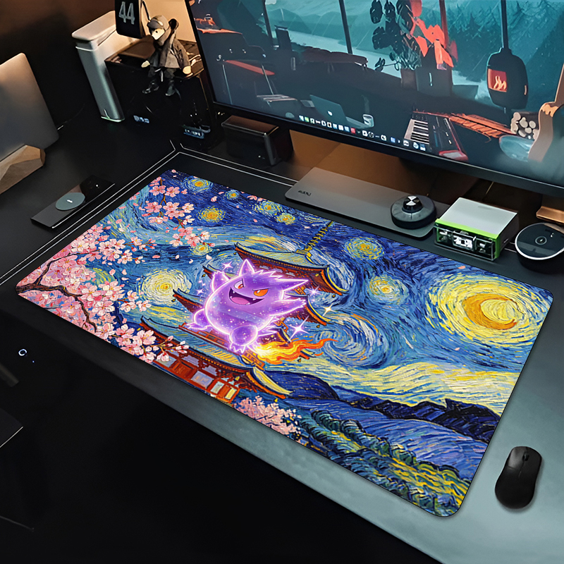 Anime Mouse Pad Pokemon Gengar - مراجعة Gaming Keyboard Brands وسعره