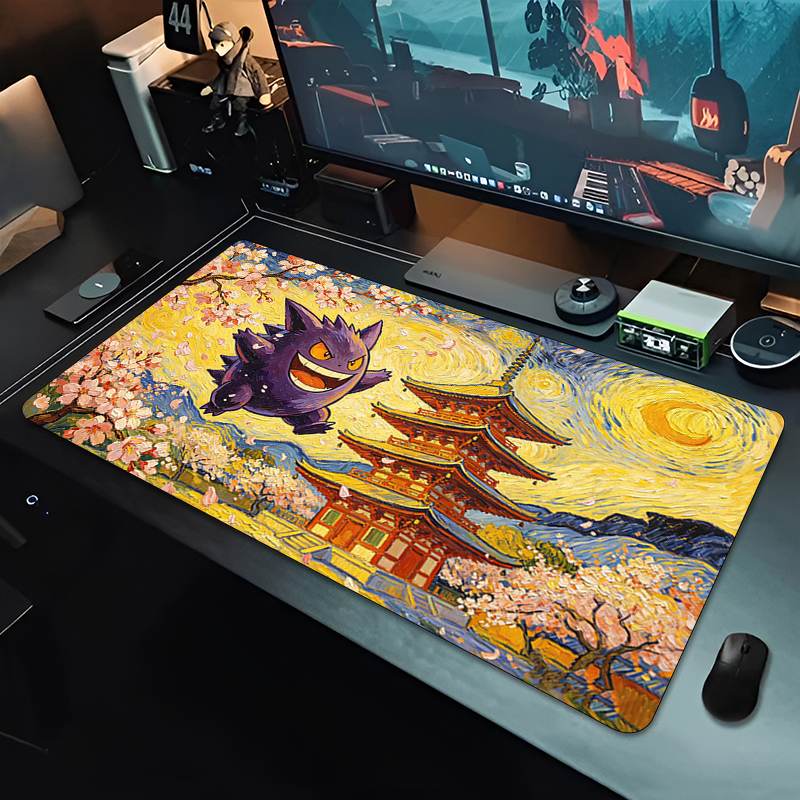 Anime Mouse Pad Pokemon Gengar - مراجعة Gaming Keyboard Brands وسعره