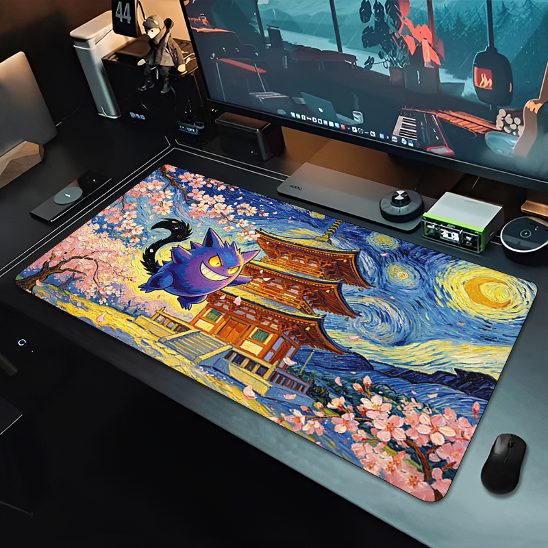Anime Mouse Pad Pokemon Gengar - مراجعة Gaming Keyboard Brands وسعره