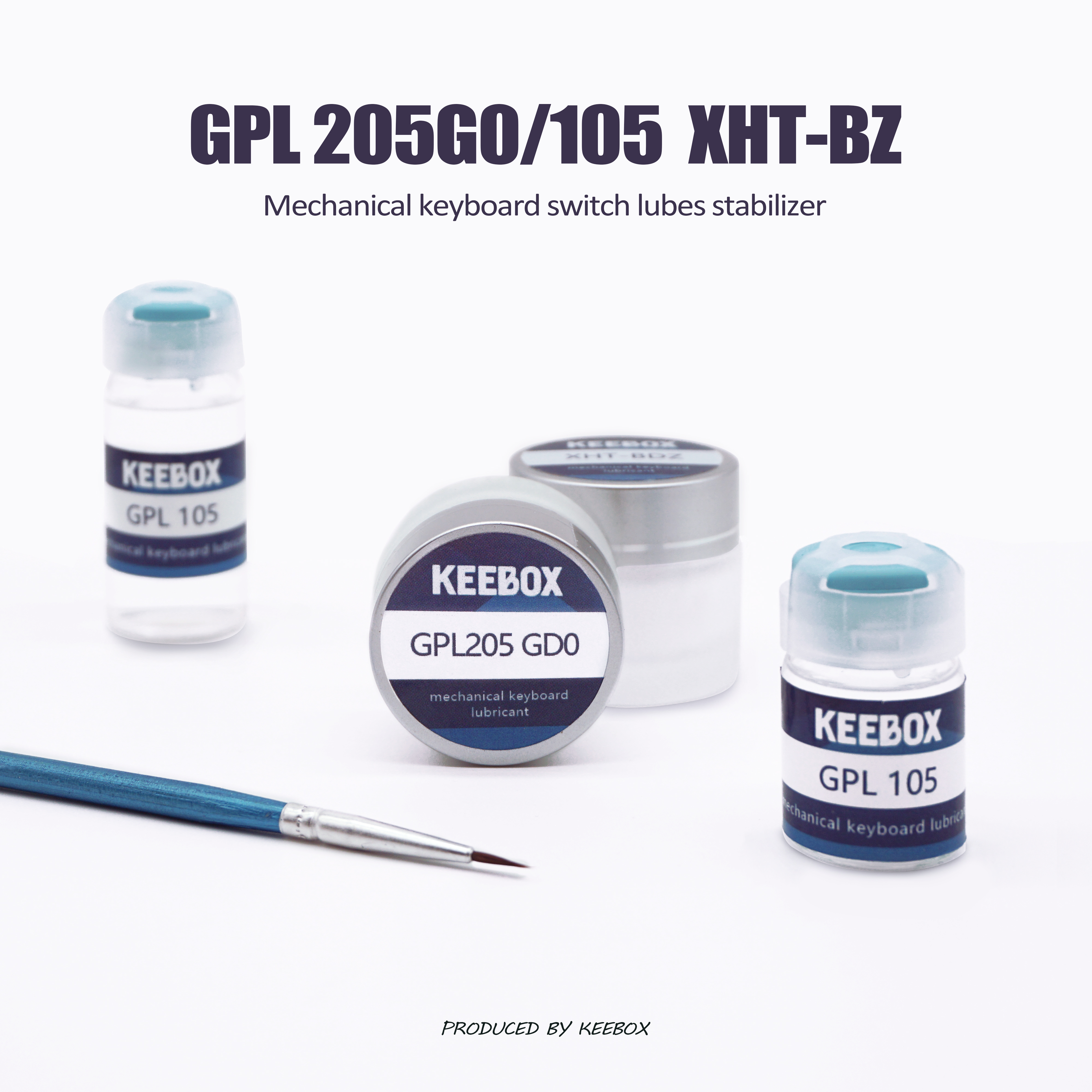 Keebox Krytox GPL205G0 GPL105  - مراجعة Keyboard Lube Kit وسعره