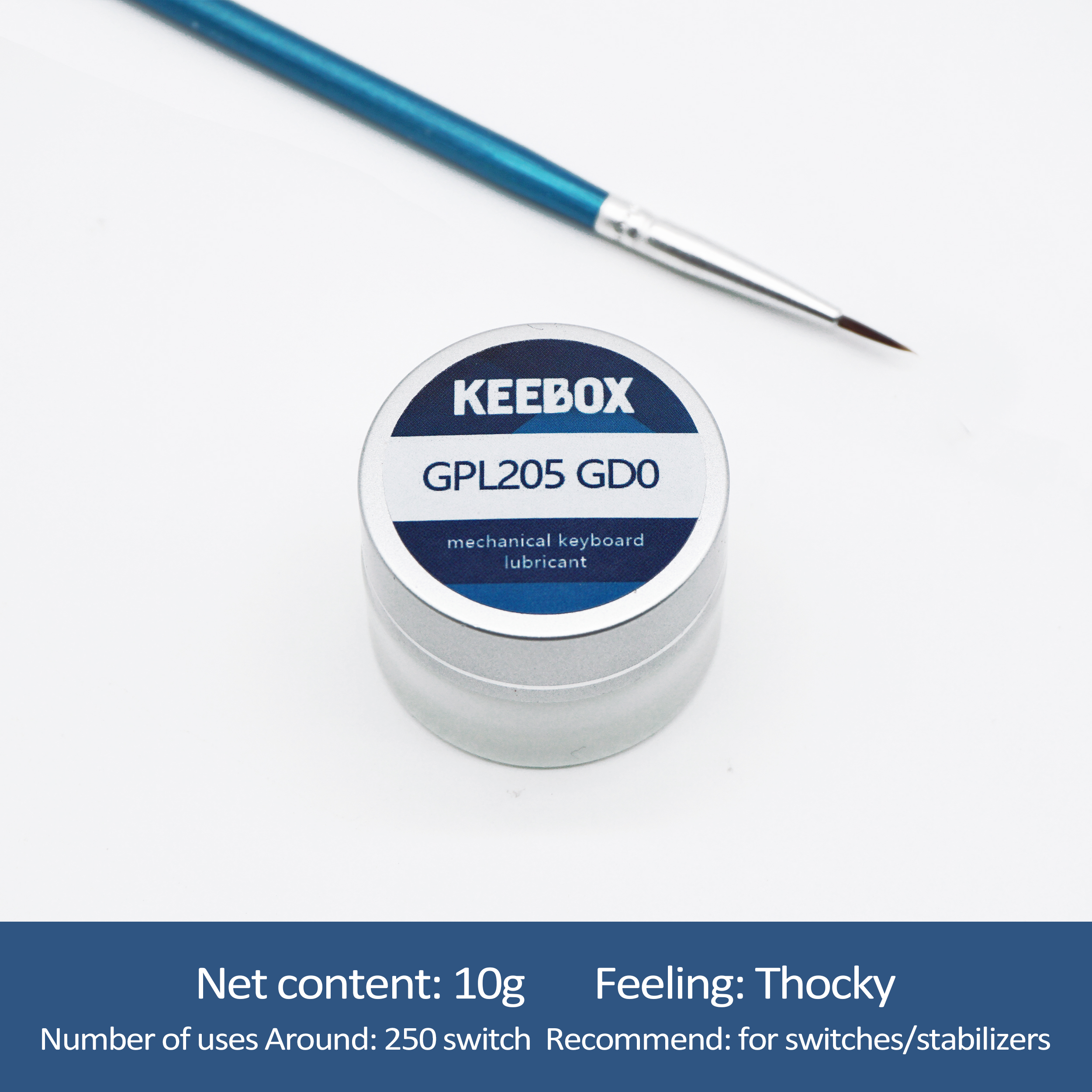 Keebox Krytox GPL205G0 GPL105  - مراجعة Keyboard Lube Kit وسعره