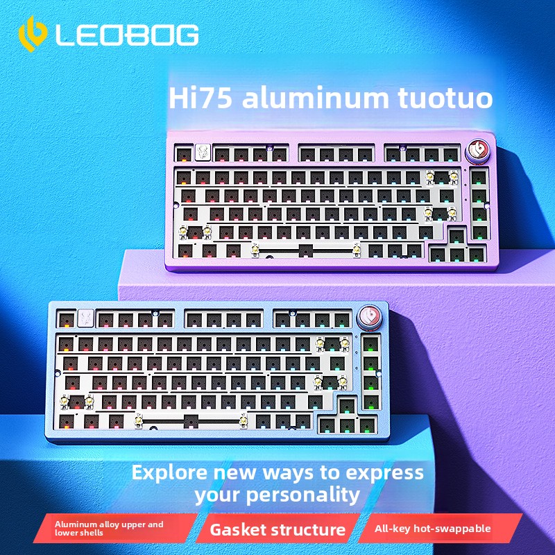 LEOBOG Hi75 CNC Aluminum Kit M - مراجعة Gaming Keyboard Thocky وسعره