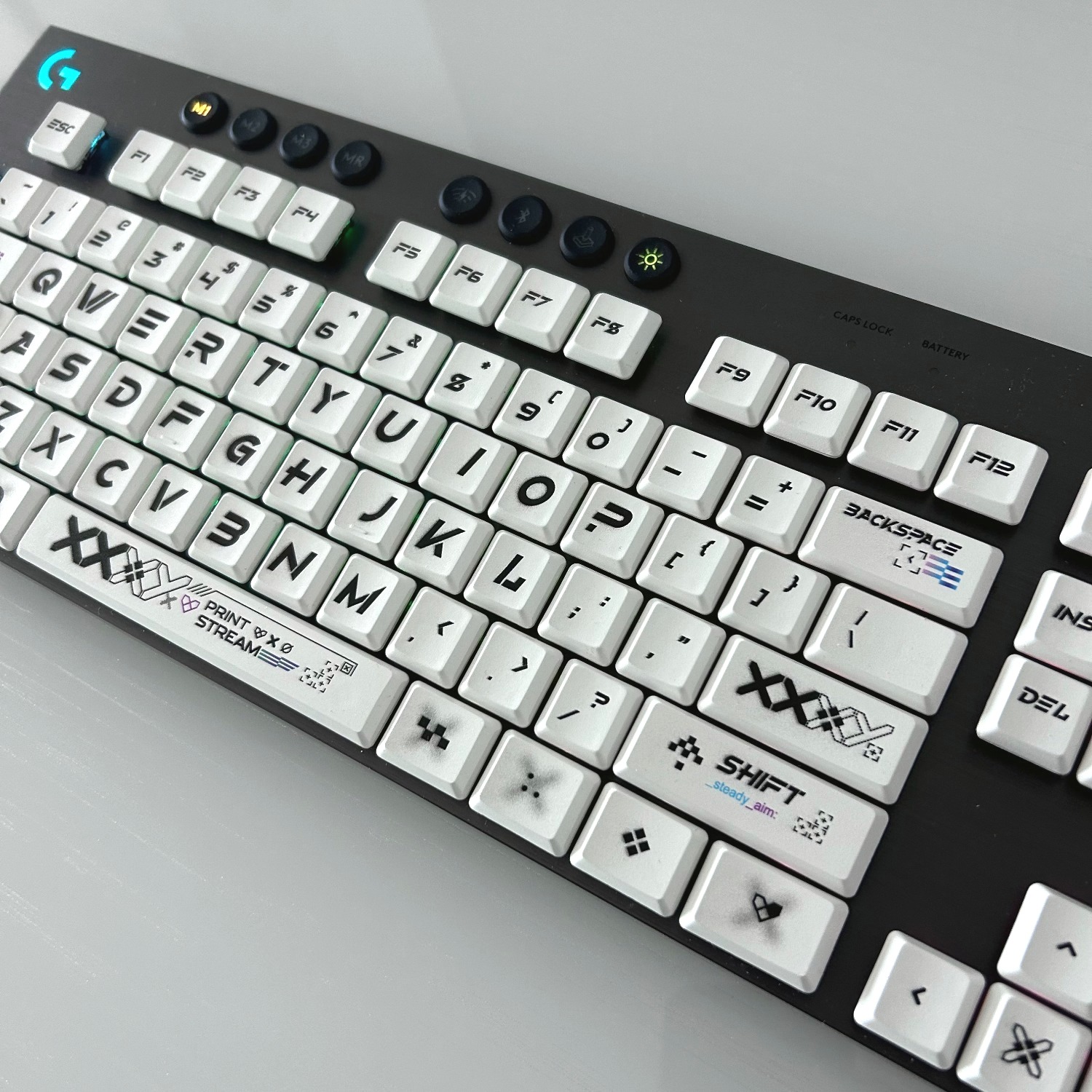 DIY PBT keycaps suitable for L - مراجعة Gaming Keyboard Tkl وسعره