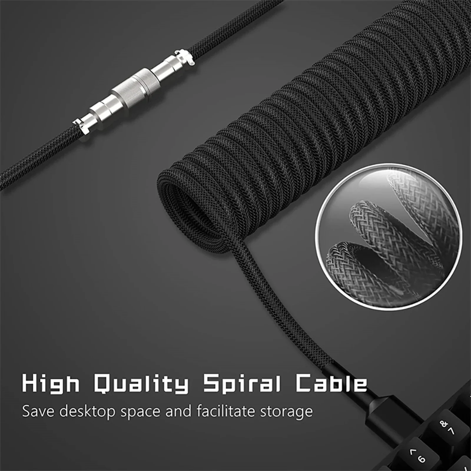 New Type C Coiled Cable USB Av - مراجعة Coiled Usb Cable وسعره