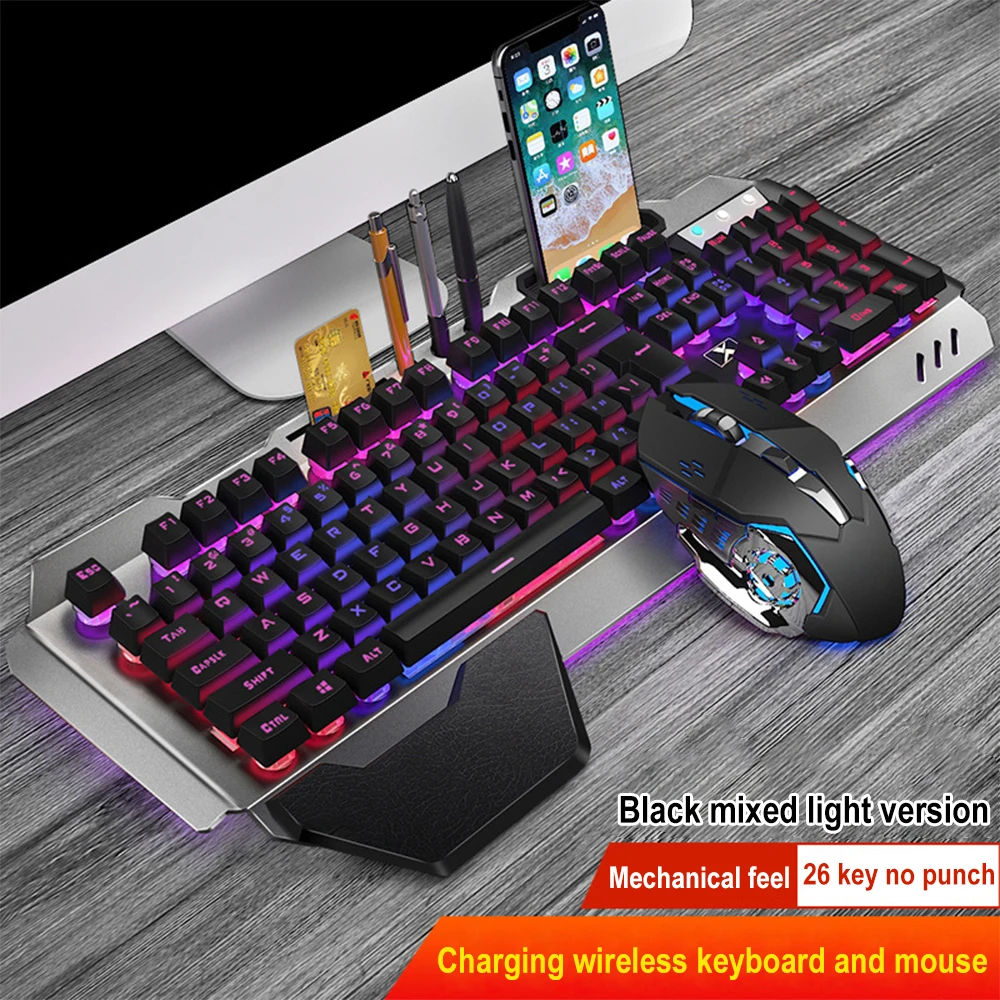 K680 Rechargeable 2.4G wireles - مراجعة Gaming Keyboard Bluetooth وسعره