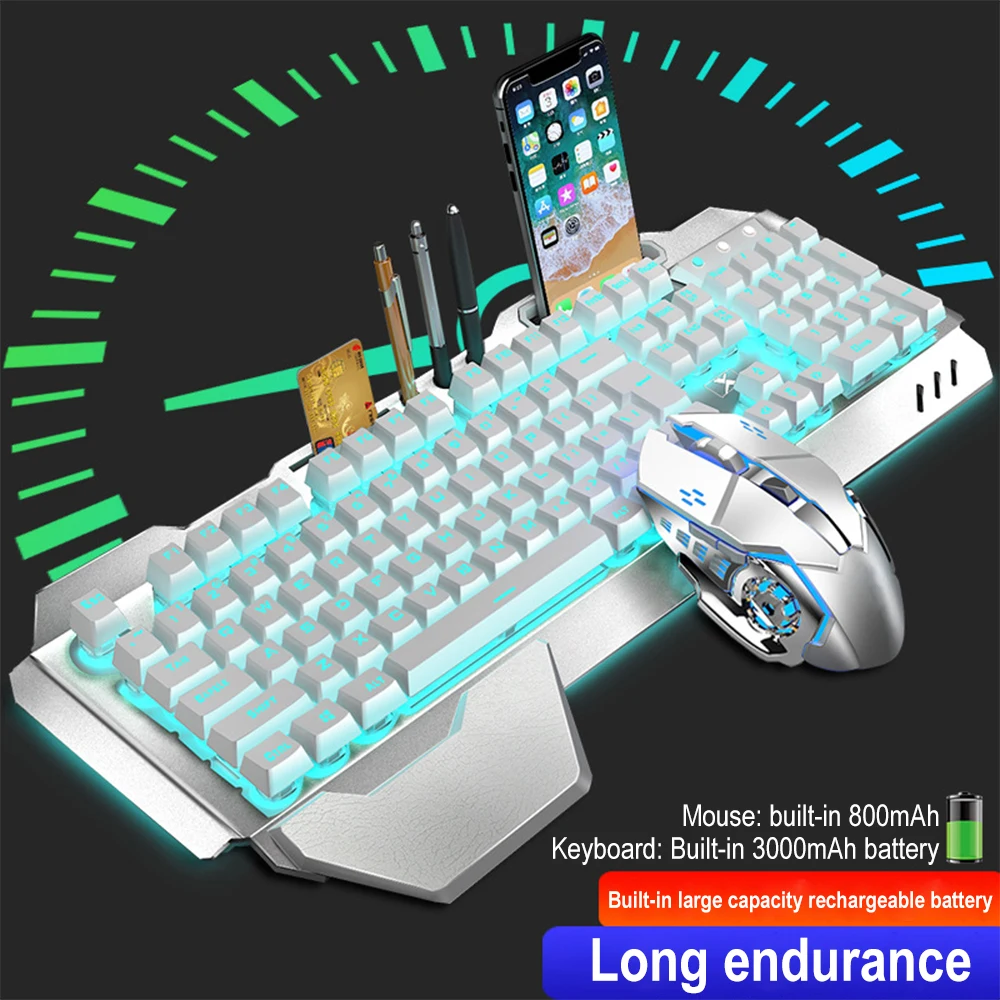 K680 Rechargeable 2.4G wireles - مراجعة Gaming Keyboard Bluetooth وسعره