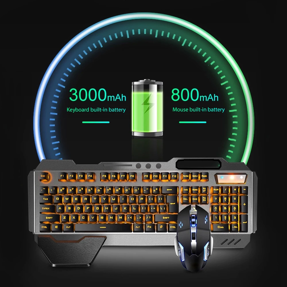 K680 Rechargeable 2.4G wireles - مراجعة Gaming Keyboard Bluetooth وسعره