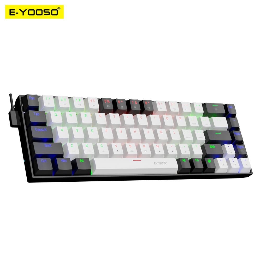 E-YOOSO Z686 USB Mini Slim Mec - مراجعة Gaming Keyboard Mobile وسعره