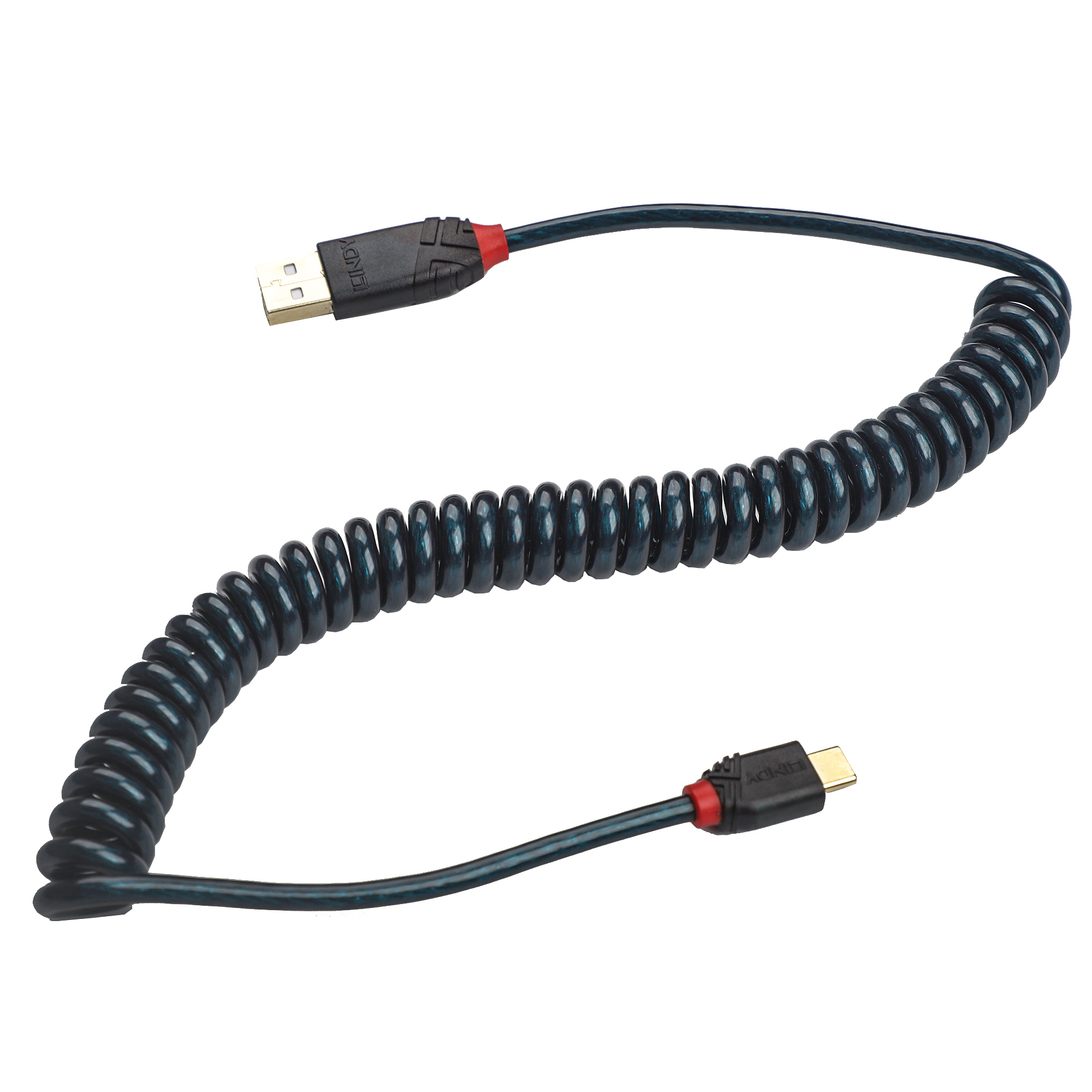 Lindy Type A To C USB Cable Hi - مراجعة Coiled Usb Cable وسعره