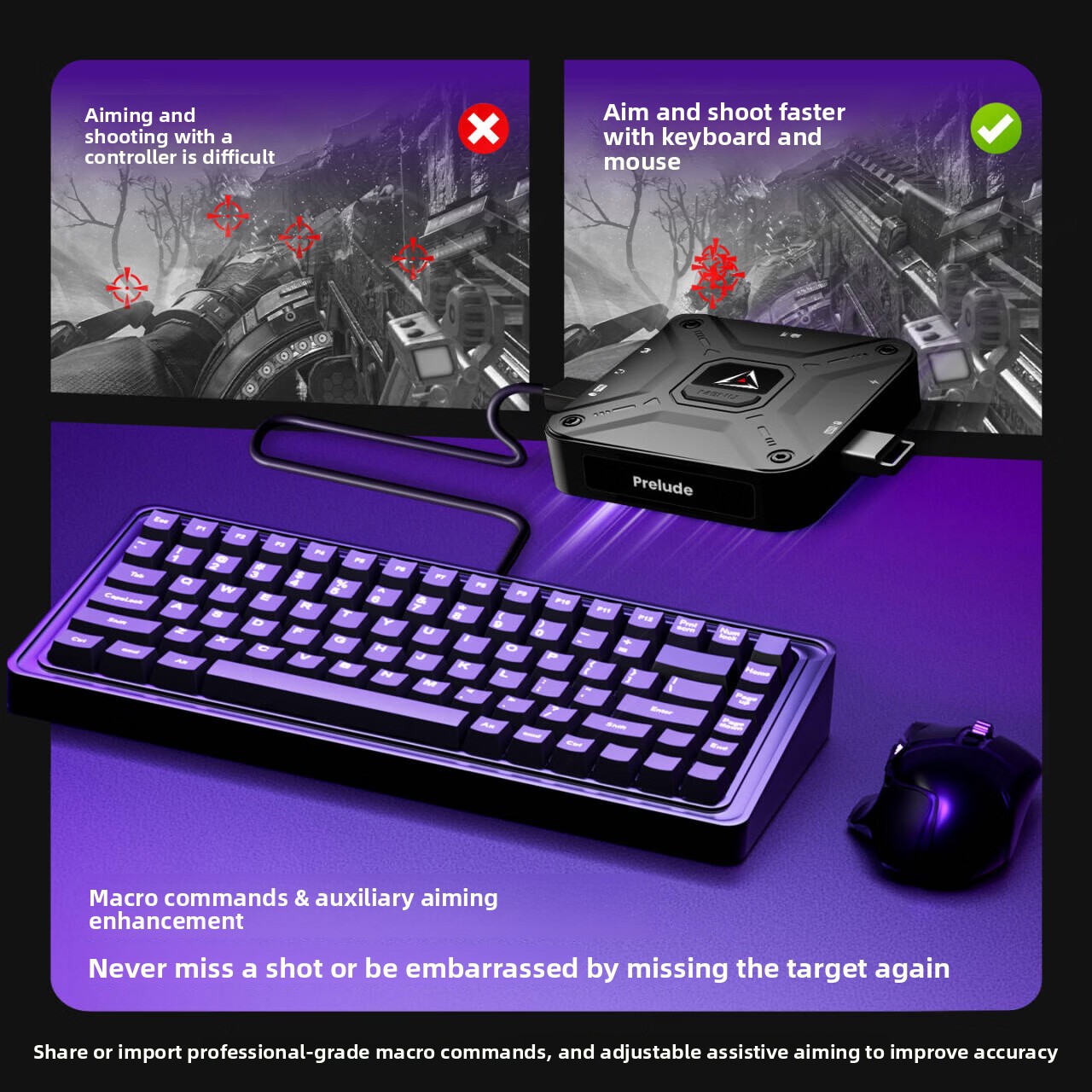 Gamwing Ax360P Keyboard Mouse  - مراجعة Gaming Keyboard And Mouse For Xbox وسعره