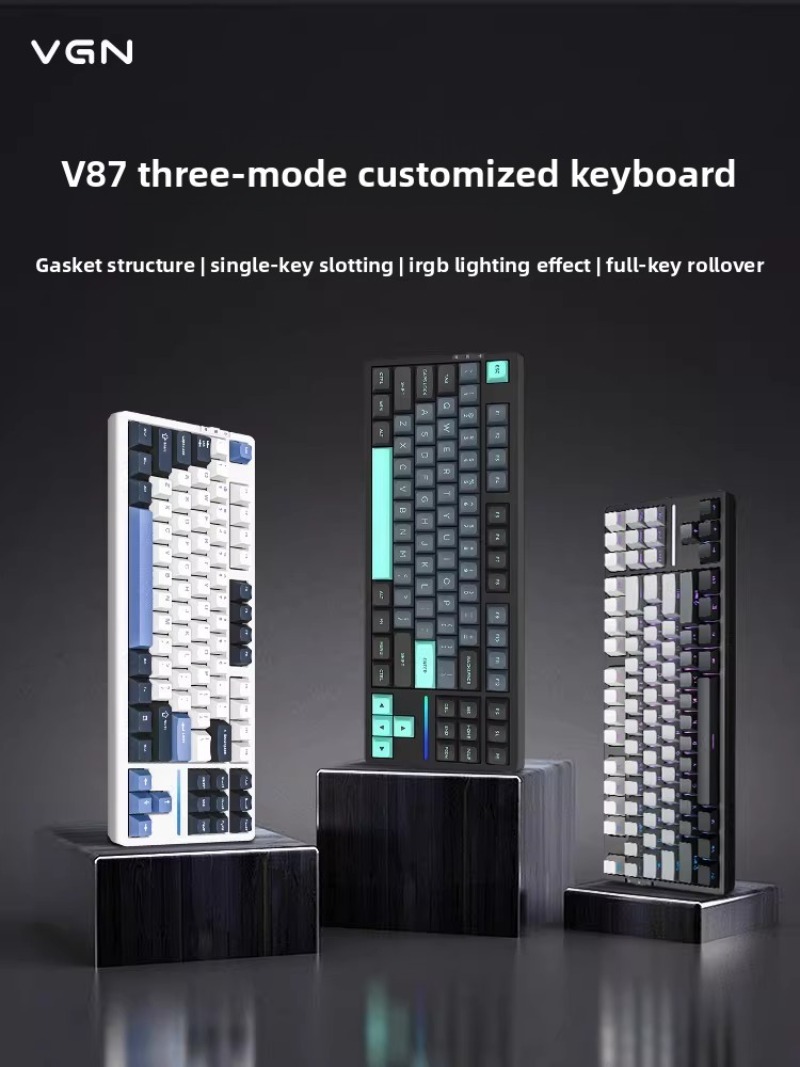 VGN V87 TKL Wireless Mechanica - مراجعة Gaming Keyboard Thocky وسعره