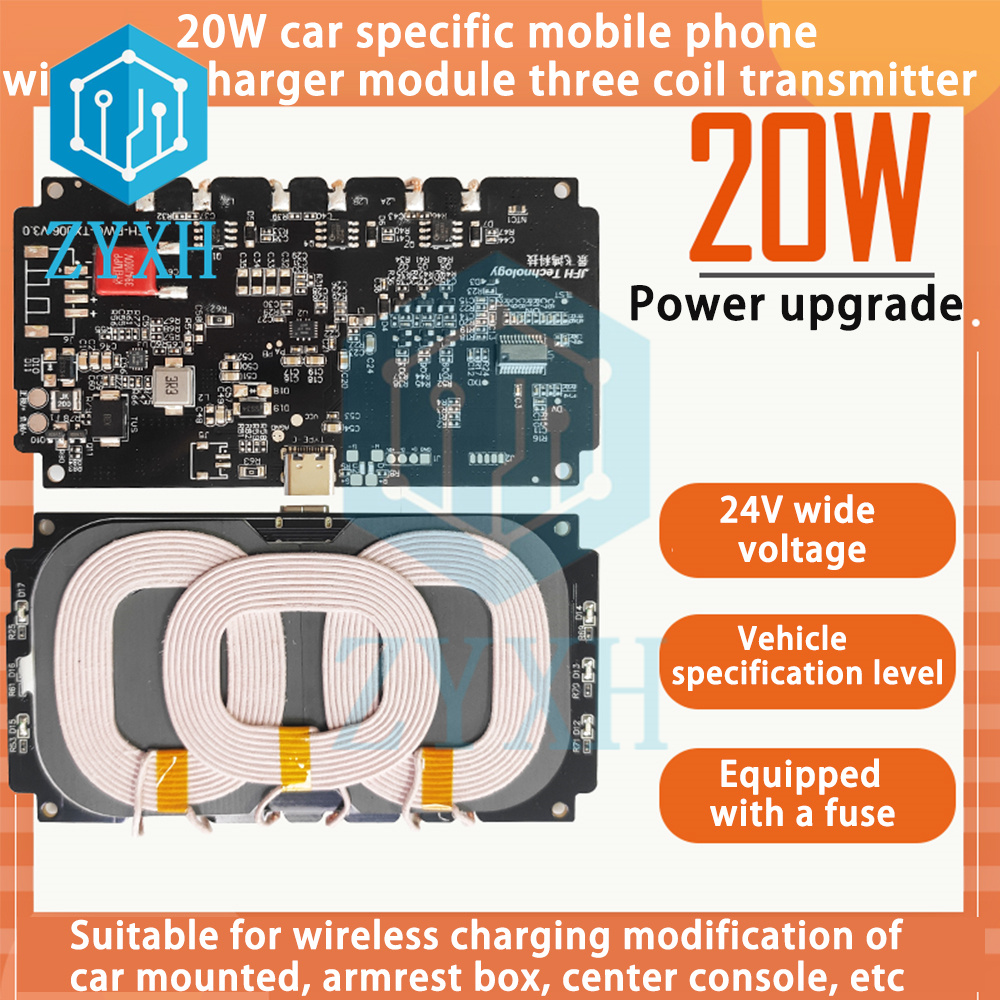 20W 22W Car Wireless Charging  - مراجعة Coiled Usb Cable وسعره