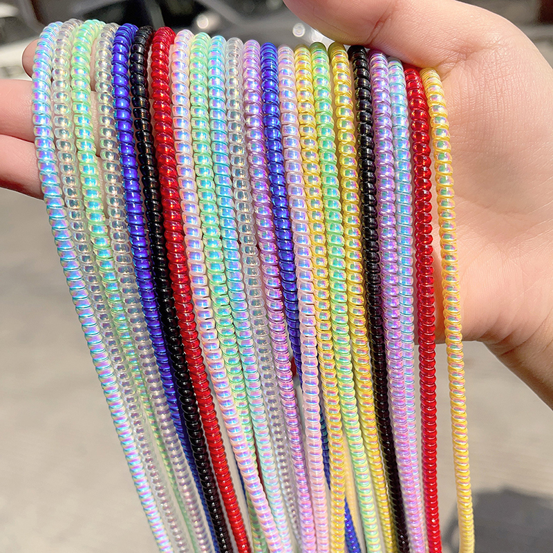 TPU Spiral USB Charging Cable  - مراجعة Coiled Usb Cable وسعره