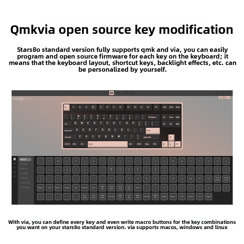 WEIKAV STARS80 TKL Mechanical  - مراجعة Gaming Keyboard Tkl وسعره