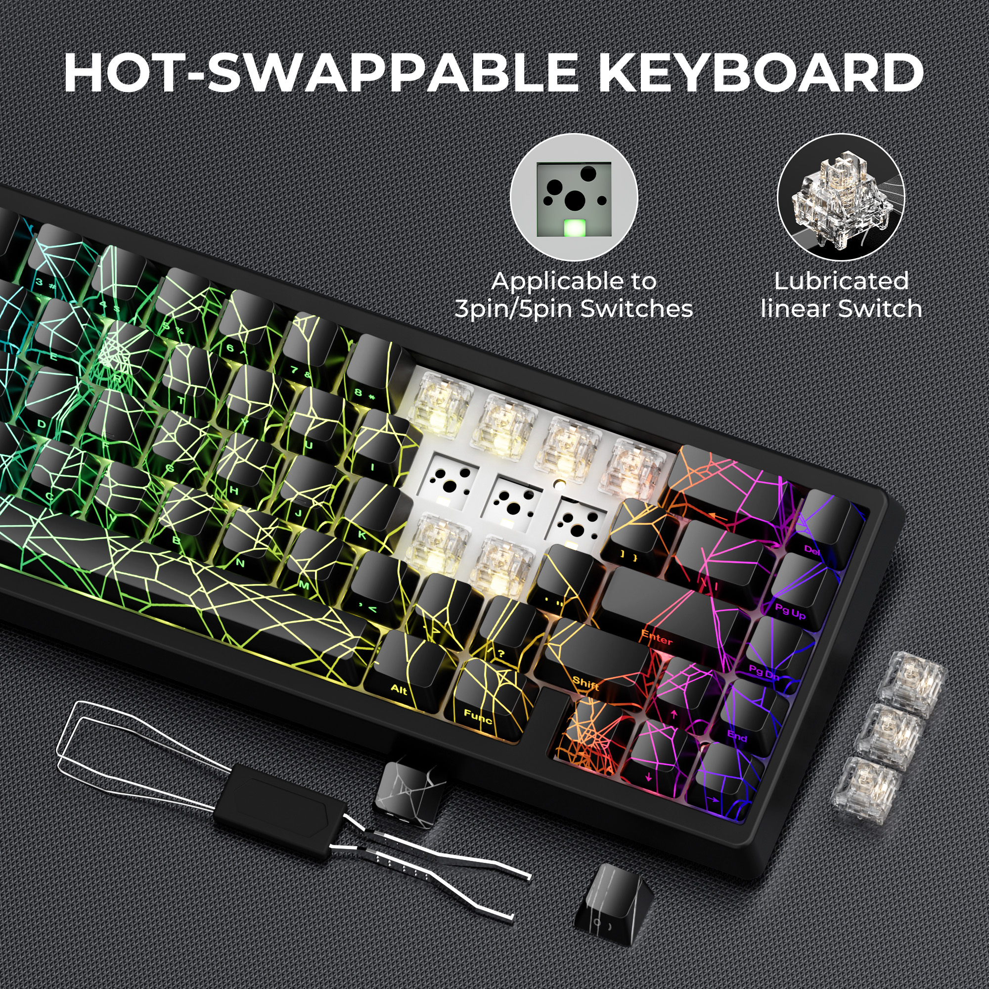 XVX M67 60% Percent Keyboard W - مراجعة Gaming Keyboard Thocky وسعره