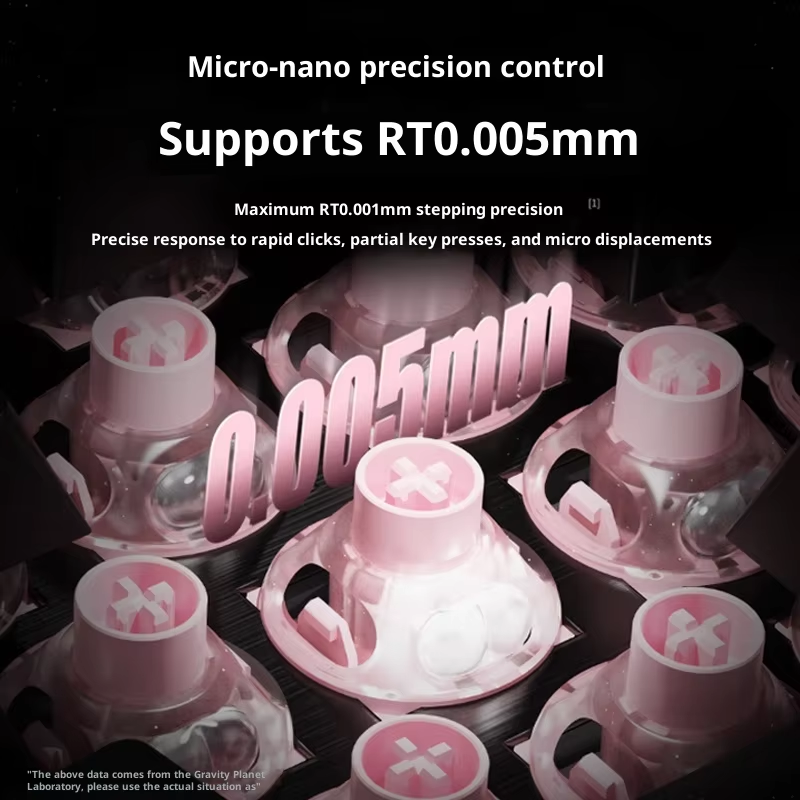 UFO Peach Pink Magnetic Switch - مراجعة Gaming Keyboard Thocky وسعره