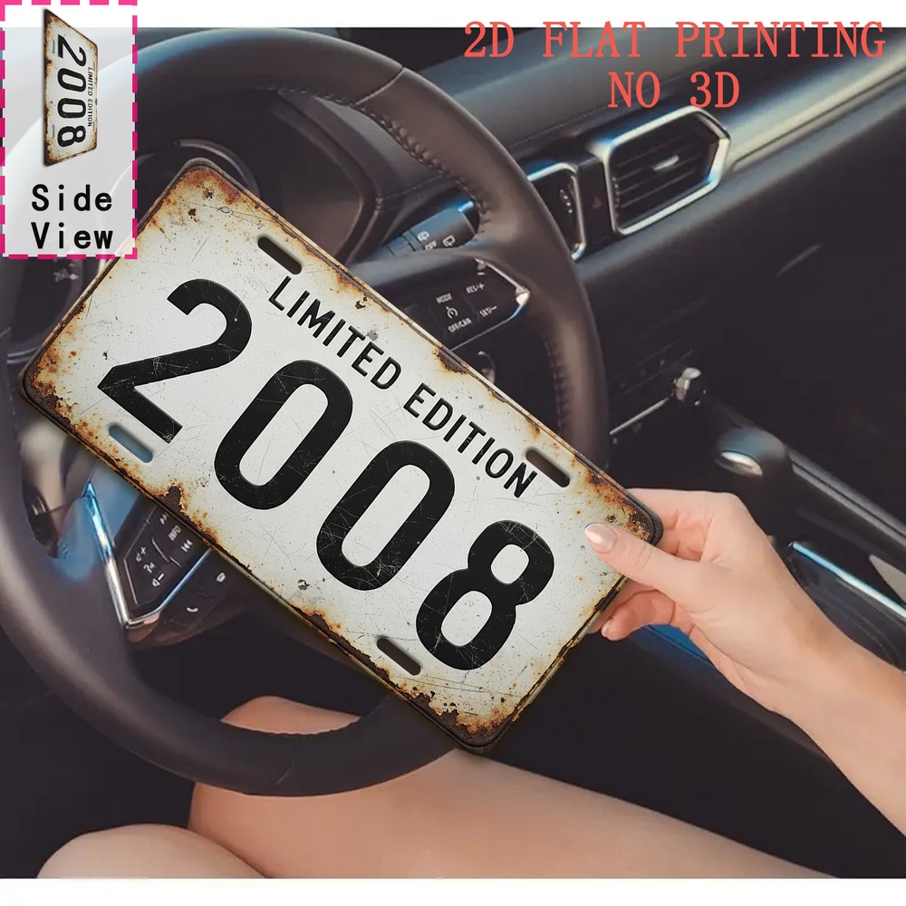 1pc Retro 2008 Aluminum Sign | - مراجعة Brass Weight Plate وسعره