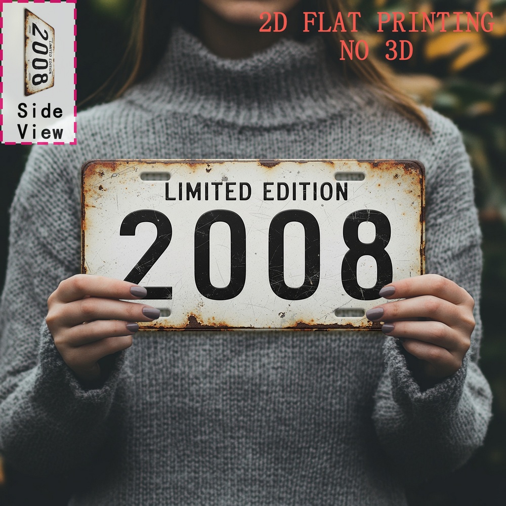 1pc Retro 2008 Aluminum Sign | - مراجعة Brass Weight Plate وسعره