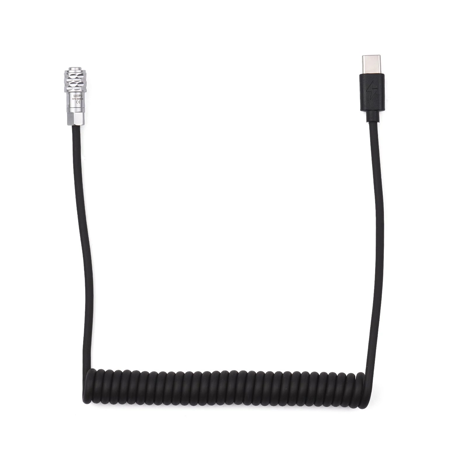 New PD 12V 3A USB Type C To 2  - مراجعة Coiled Usb Cable وسعره