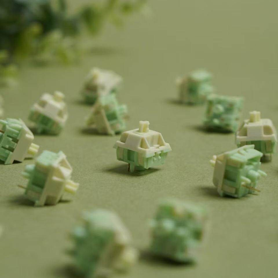 Keygeek Matcha Pudding Switch  - مراجعة Gaming Keyboard Thocky وسعره