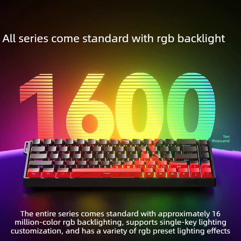 AULA WiN60/68HE teclado magnet - مراجعة Gaming Keyboard Blue Switches وسعره