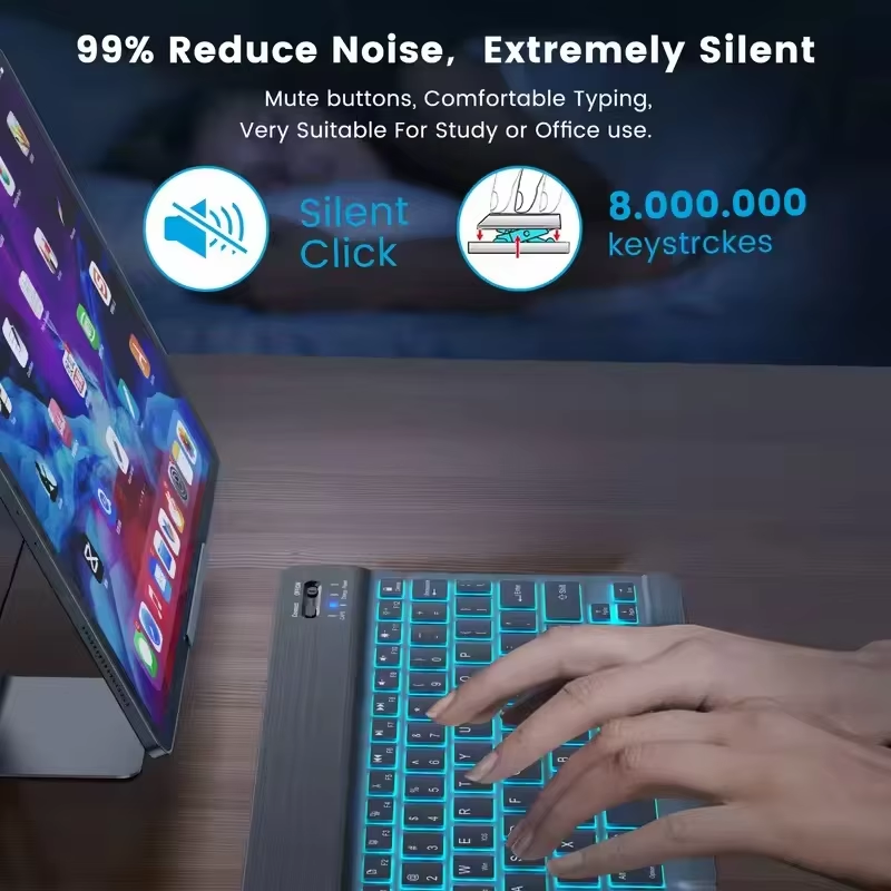 READ YYEAH RGB Backlit Bluetoo - مراجعة Gaming Keyboard Bluetooth وسعره
