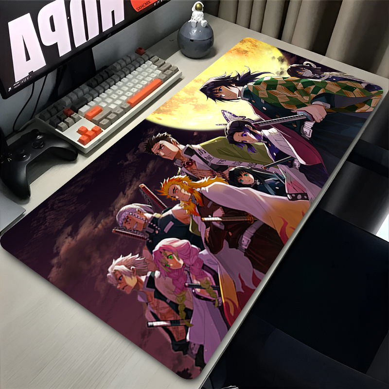 Mousepad Anime D-demon Slayer  - مراجعة Gaming Keyboard Brands وسعره