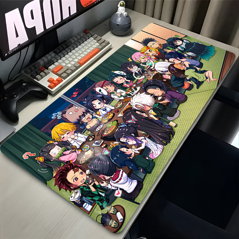 Mousepad Anime D-demon Slayer  - مراجعة Gaming Keyboard Brands وسعره