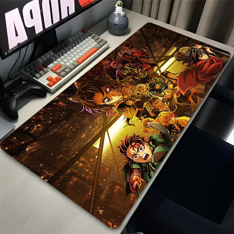 Mousepad Anime D-demon Slayer  - مراجعة Gaming Keyboard Brands وسعره