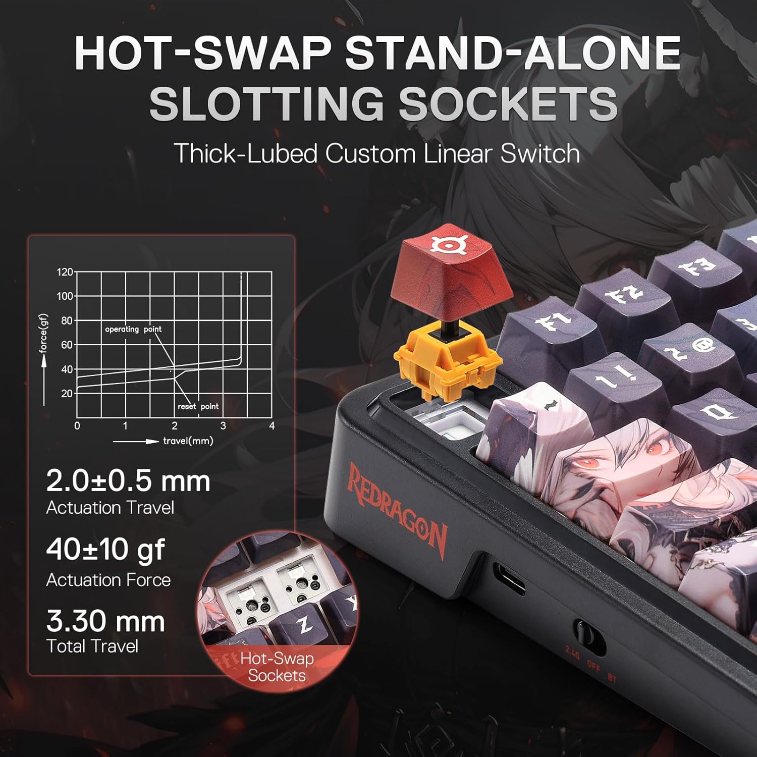 Redragon Wireless Gasket Gamin - مراجعة Gaming Keyboard Mobile وسعره