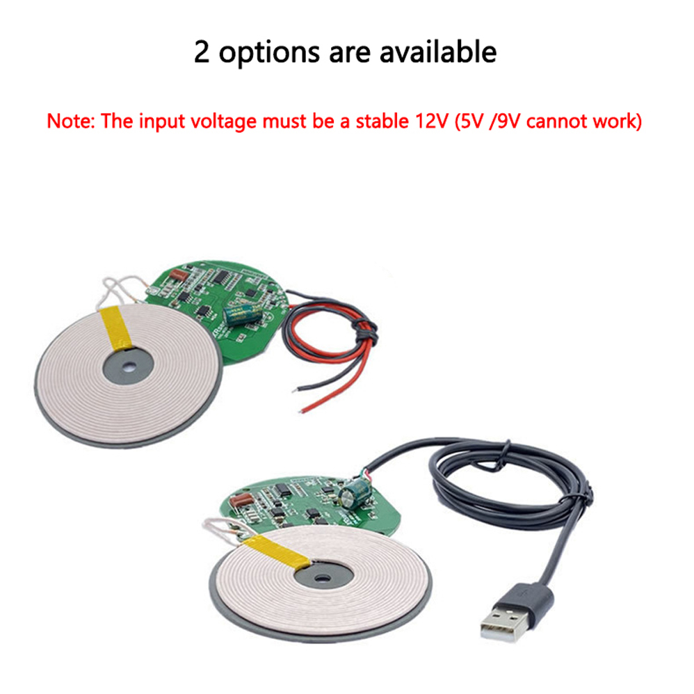 Fast Qi Wireless Charger Modul - مراجعة Coiled Usb Cable وسعره