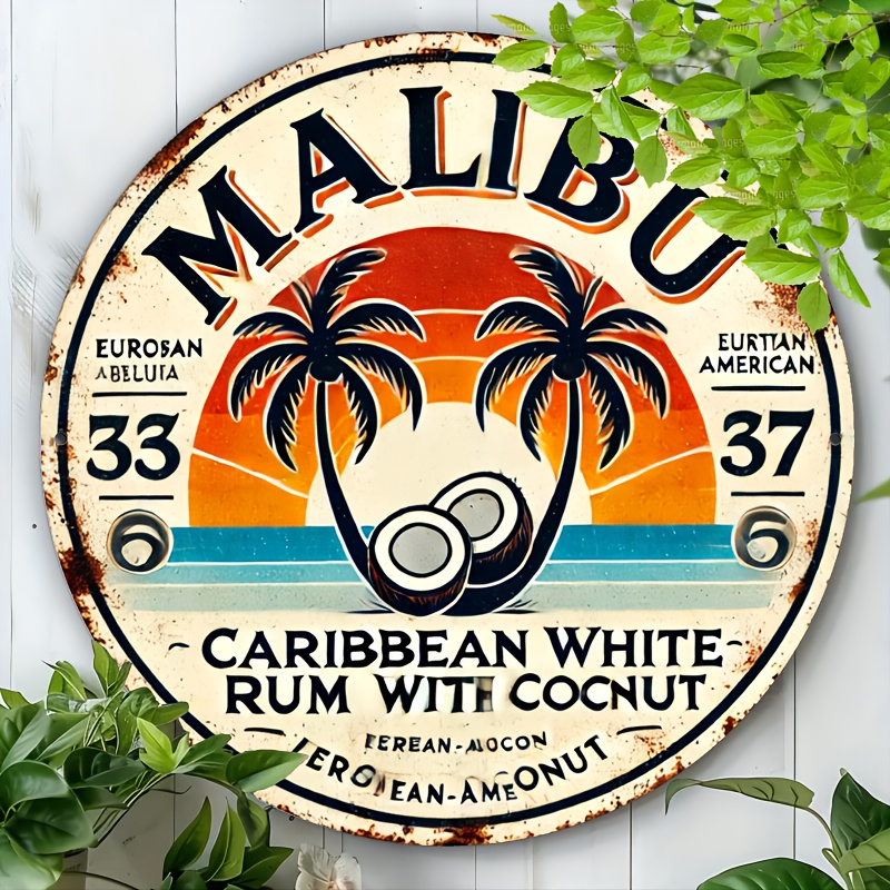 Vintage Malibu Rum Coconut Alu - مراجعة Brass Weight Plate وسعره
