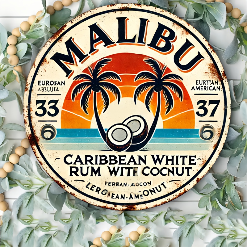 Vintage Malibu Rum Coconut Alu - مراجعة Brass Weight Plate وسعره