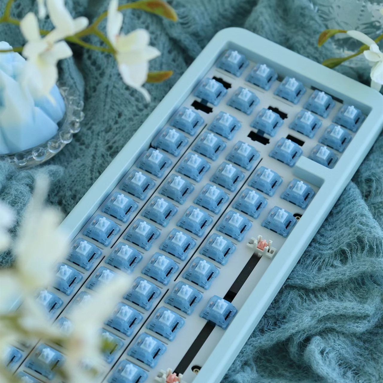 HMX Blue Topa Switch Linear Sw - مراجعة Gaming Keyboard Blue Switches وسعره