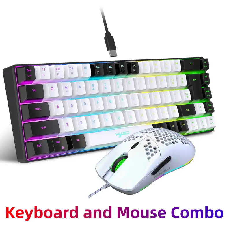 Ergonomic 68-Key Mini Wired Ke - مراجعة Gaming Keyboard And Mouse For Xbox وسعره