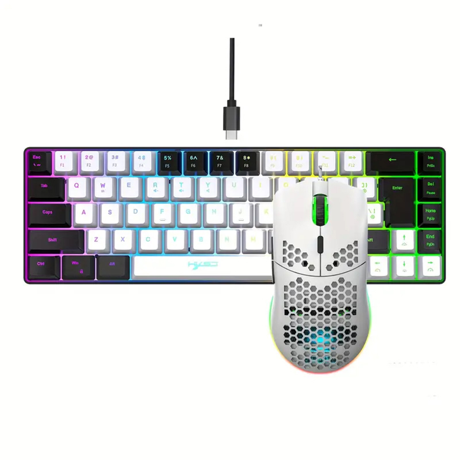Ergonomic 68-Key Mini Wired Ke - مراجعة Gaming Keyboard And Mouse For Xbox وسعره