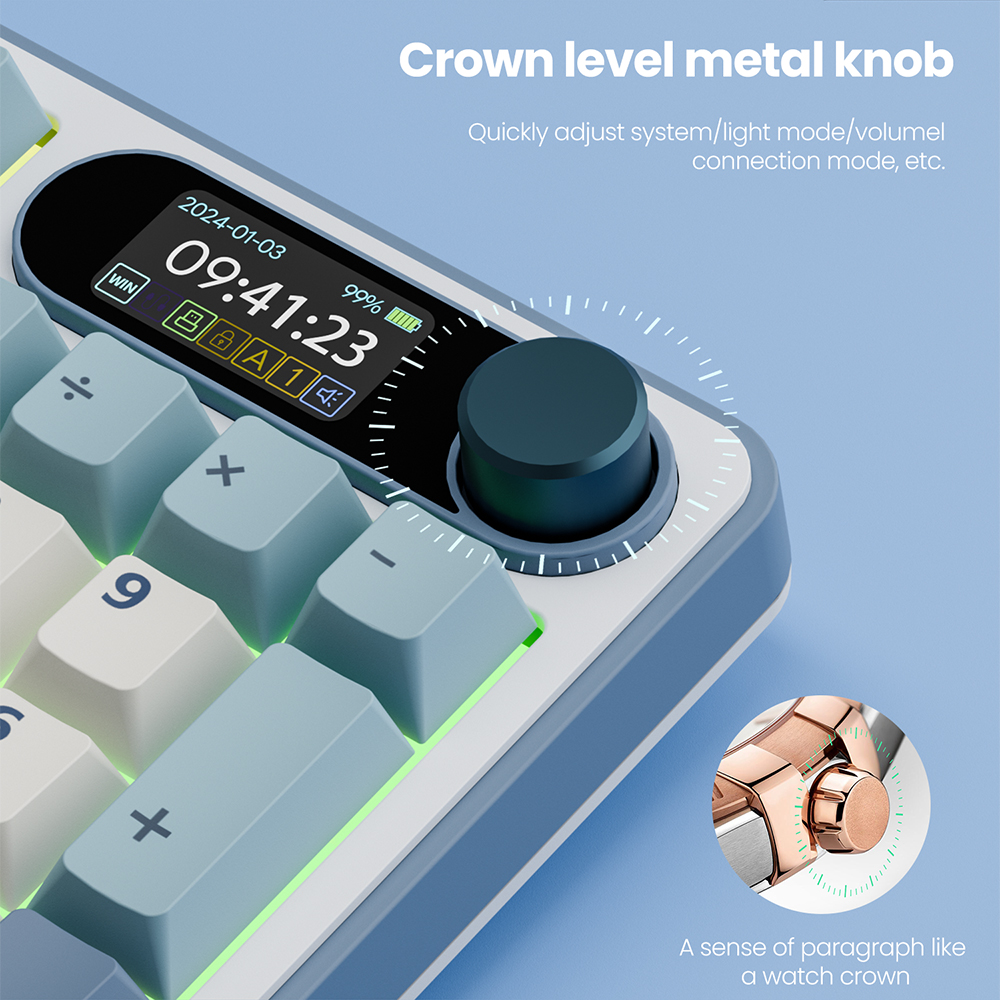 RK ROYAL KLUDGE S98 Mechanical - مراجعة Gaming Keyboard Mobile وسعره