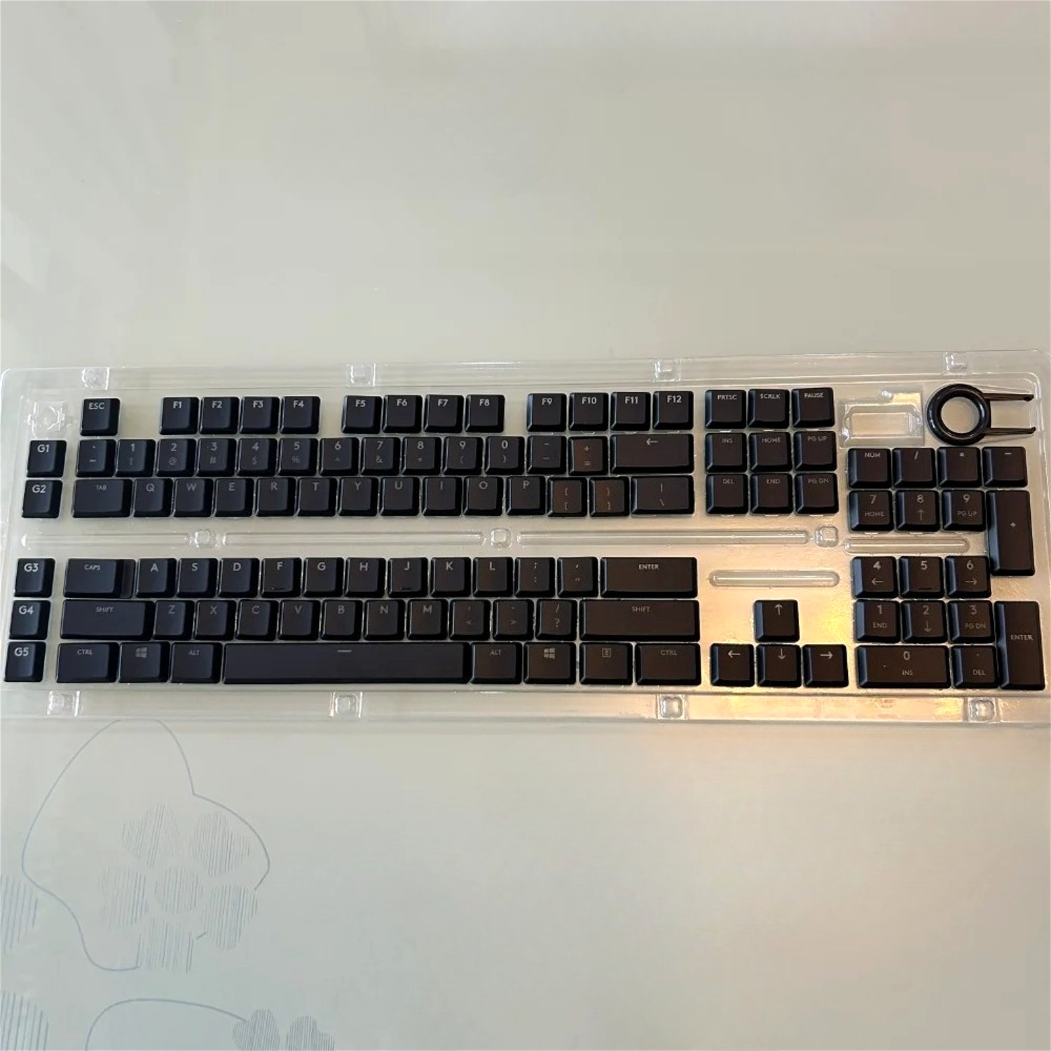 Transparent low axis keycaps c - مراجعة Gaming Keyboard Tkl وسعره