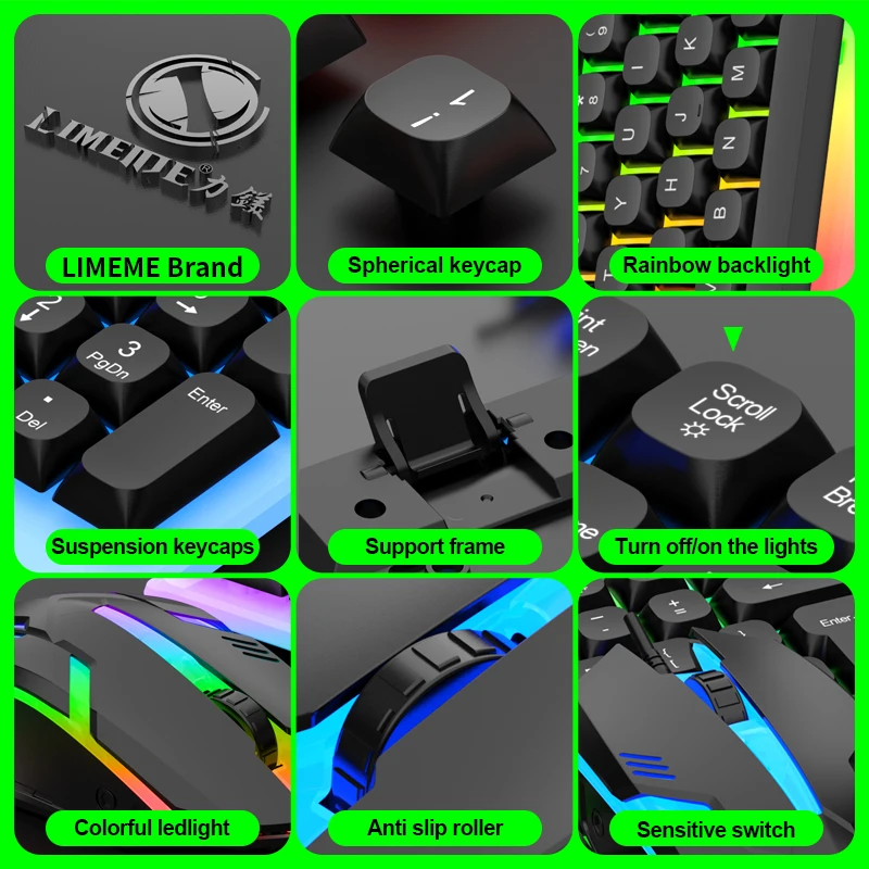 NG GTX350 Gaming Keyboard Mous - مراجعة Keyboard Mouse Bundle Gaming وسعره