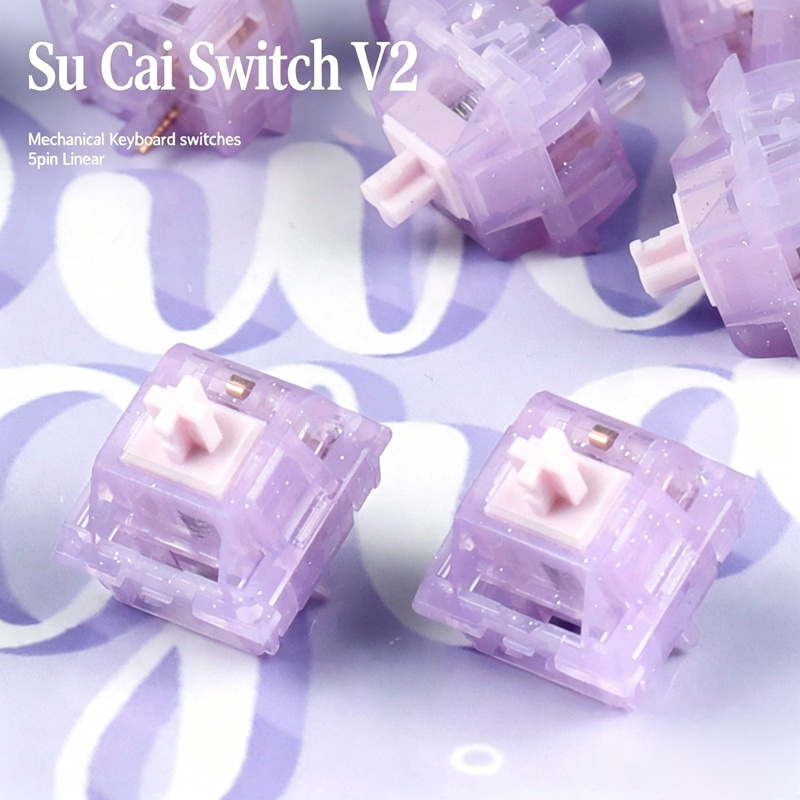 SU Color V2 Switches Linear Sw - مراجعة Gaming Keyboard Thocky وسعره