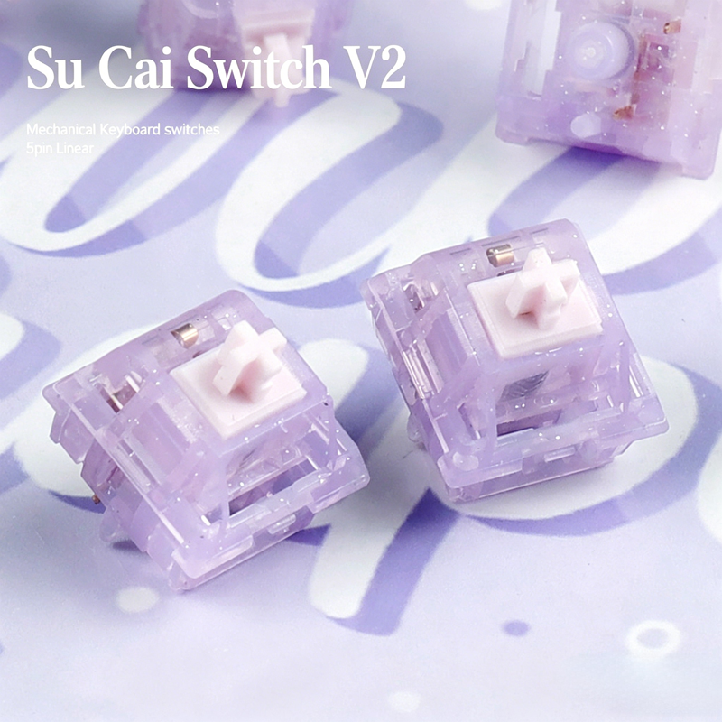 SU Color V2 Switches Linear Sw - مراجعة Gaming Keyboard Thocky وسعره