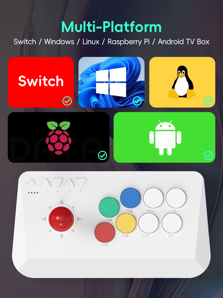 Data Frog Game Arcade Keyboard - مراجعة Gaming Keyboard Mobile وسعره